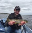 Cameron MacLean on Loch Watten 13th May 16