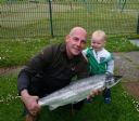 Donald Rosie with Wick River Salmon 23rd June 2005